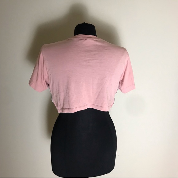 Adidas Pink Crop T-shirt - Picture 4 of 6